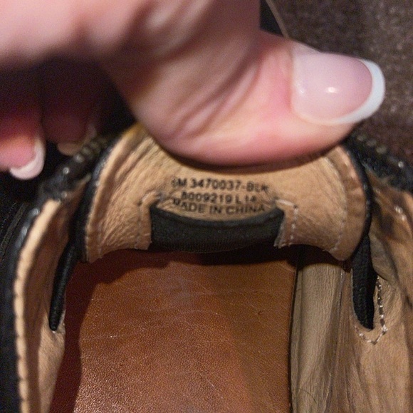 Frye Dylan Leather Moto Slip On Sneakers- size 6 - Picture 6 of 7